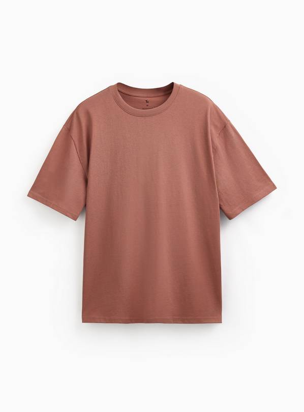 Dark Pink Relaxed Fit Dry Handle T-Shirt XXXL